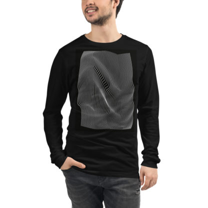Lines Unisex Long Sleeve Tee - Image 2