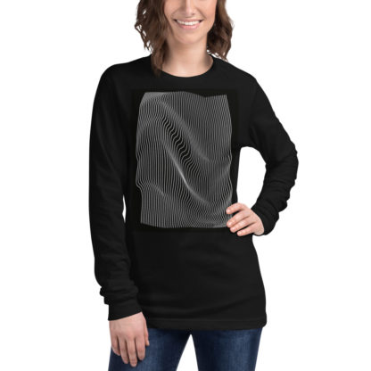 Lines Unisex Long Sleeve Tee - Image 3